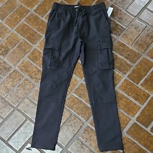 👖PACSUN Men's Black Cargo Jeans